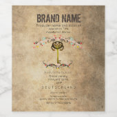 ヴィンテージ ワインラベル (シングルラベル)