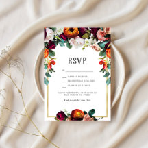ヴィンテージ ワイン・サーモンピンク・焦茶の花模様RSVP