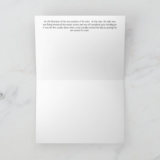 ヴィンテージ-ワルツ、 カード (内部)