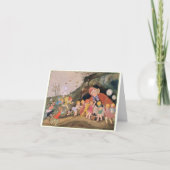 ヴィンテージ・ワンダーランドの子供たち サンキューカード (正面)