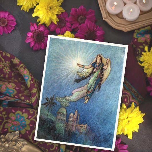 ヴィンテージ ワーウィック グーブル インド神話 ポストカード