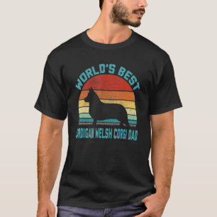 ヴィンテージ　ワールドベスト カーディガン ウェルシュコーギー お父さん Tシャツ