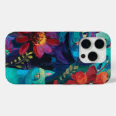 ヴィンテージ ヴァン ゴッホ アート - 花の中の猫 Case-Mate iPhoneケース (裏面 (横))
