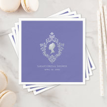 ヴィンテージ ヴィオレット リージェンシー レディ イン クレスト ブライダル シャワー