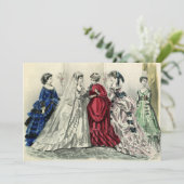 ヴィンテージ ヴィクトリアン ウェディング ブライド インビテーション (スタンド正面)