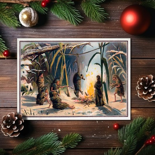 ヴィンテージ ヴィクトリアン オッド クリスマスカード