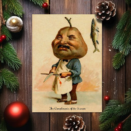 ヴィンテージ ヴィクトリアン オッド クリスマスカード