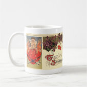 ヴィンテージ ヴィクトリアン バレンタインデー 私の愛しい人へ コーヒーマグカップ (左)