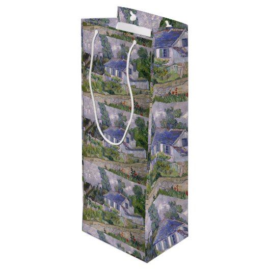 ヴィンテージ ヴィンセント・ヴァン・ゴッホ オーベールの家 ワイン ギフト ワインギフトバッグ (裏面アングル)