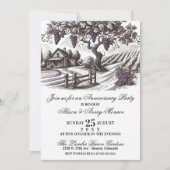 ヴィンテージ・ヴィンヤード・アニバーサリー・パーティー 招待状 (正面)