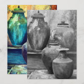 ヴィンテージ ヴェッセル アクリル アート キャロライン シーズンカード (正面/裏面)