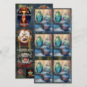 ヴィンテージ ヴェッセル アクリル アート シーズンカード (正面/裏面)