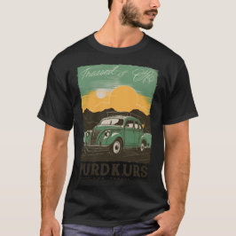 ヴィンテージ・ヴォヤージュ: レトロ調Tシャツデザイン Tシャツ