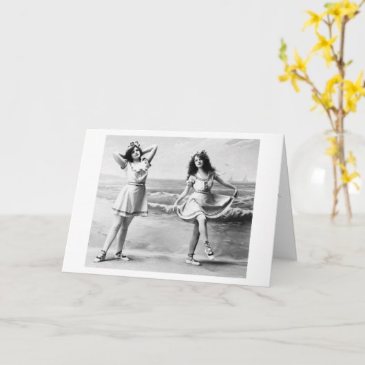 ヴィンテージ-一緒に不快である友人、 カード (黄色い花)