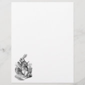 ヴィンテージ 不思議の国のアリス 白ウサギの時計 チラシ (裏面)