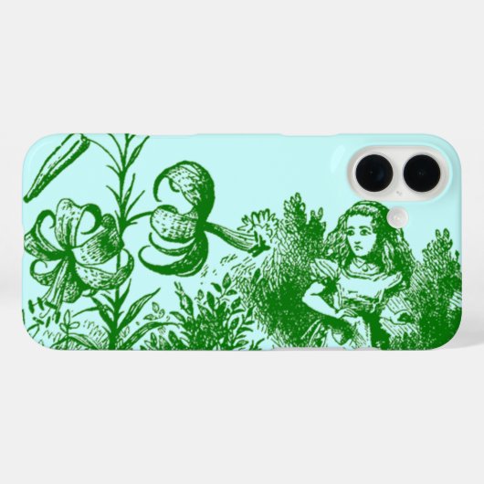 ヴィンテージ 不思議の国のアリス Case-Mate iPhoneケース (裏面 (横))