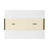 ヴィンテージ「中世」ライトアッ結婚プ 招待状ベリーバンド (裏面例)