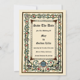 ヴィンテージ「中世」照明結婚式招待状