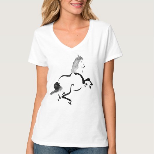 ヴィンテージ 中国の馬 Tシャツ (正面)