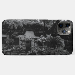 ヴィンテージ 中国 上海 豫園 の植物 iPhone 11 PRO MAXケース