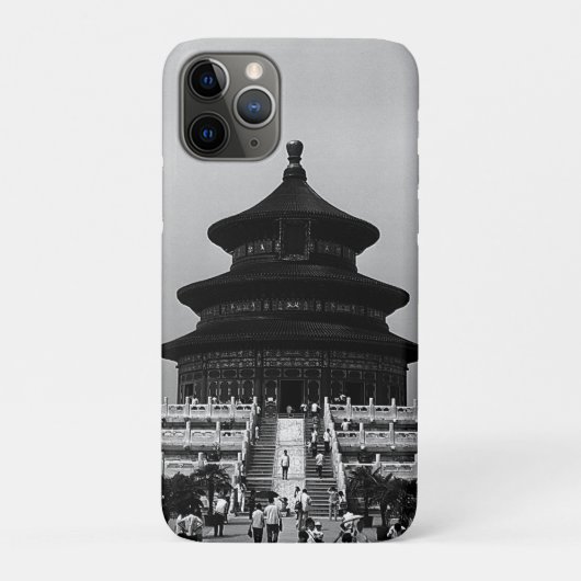ヴィンテージ 中国 北京 天壇 Case-Mate iPhoneケース (裏)