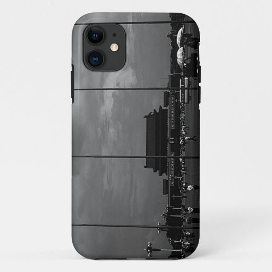 ヴィンテージ 中国 北京 通り 天安門広場 ゲート Case-Mate iPhoneケース (裏面)