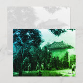 ヴィンテージ 中国 広州 黄花崗七十二烈士墓公園 ポストカード (正面/裏面)