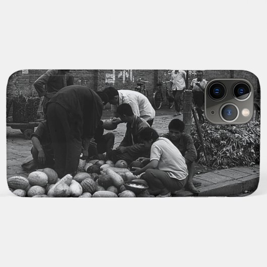 ヴィンテージ 中国 長沙の市場売り子 Case-Mate iPhoneケース (裏面(横))