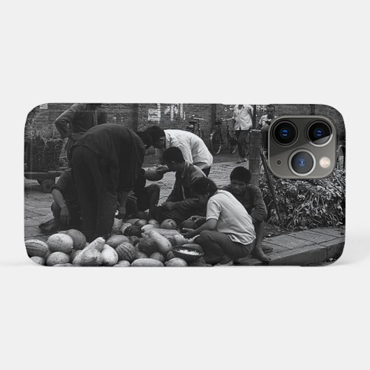 ヴィンテージ 中国 長沙の市場売り子 Case-Mate iPhoneケース (裏面(横))