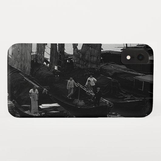 ヴィンテージ 中国 長沙 湘江 船 Case-Mate iPhoneケース (裏面(横))