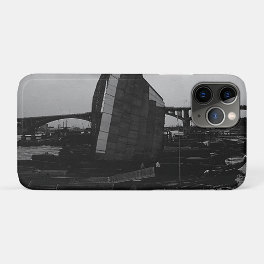ヴィンテージ 中国 長沙 湘江 船 Case-Mate iPhoneケース (裏面(横))