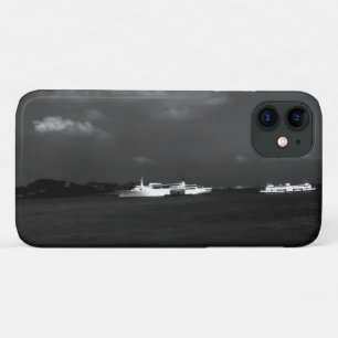 ヴィンテージ 中国 香港の湾岸の旅行者 ボート iPhone 11 ケース