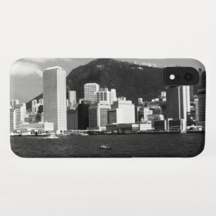 ヴィンテージ 中国 香港湾スカイライン眺望 iPhone XRケース