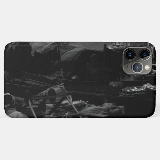 ヴィンテージ 中国 香港 ハウスボート Case-Mate iPhoneケース (裏面(横))