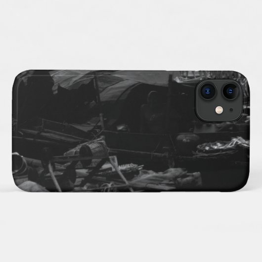 ヴィンテージ 中国 香港 ハウスボート Case-Mate iPhoneケース (裏面(横))