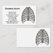 ヴィンテージ 人体解剖学 スケルトン リブ 骨 名刺 (正面/裏面)