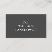 ヴィンテージ、伝統的プロフェッショナル名刺 名刺 (正面)