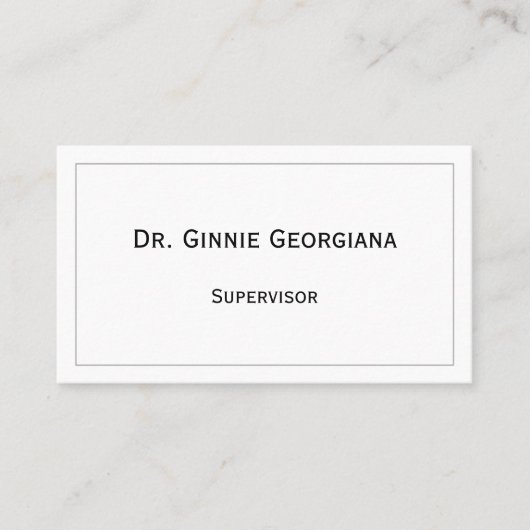 ヴィンテージ、伝統的名刺 名刺 (正面)