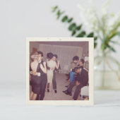 ヴィンテージ「低速踊り」フラット・ノート・カード (スタンド正面)