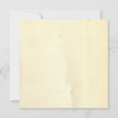 ヴィンテージ「低速踊り」フラット・ノート・カード (裏面)