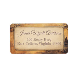 ヴィンテージ。住所/出荷/帳簿ラベル ラベル