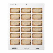 ヴィンテージ。住所/出荷/帳簿ラベル ラベル (フルシート)