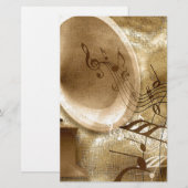 ヴィンテージ 便箋 (正面/裏面)