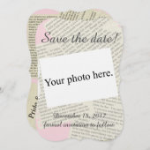 ヴィンテージ"保存日付" セーブザデート (正面/裏面)