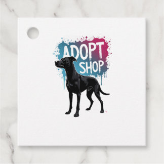 ヴィンテージ 保護犬を迎える 売買しない グラフィティ レスキュー 犬 アート デ フェイバータグ