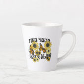 ヴィンテージ |内側の光彩を見つける カフェラテマグ (右)