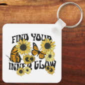 ヴィンテージ |内側の光彩を見つける キーホルダー (裏面)