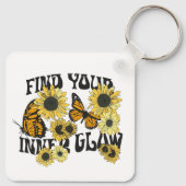 ヴィンテージ |内側の光彩を見つける キーホルダー (裏面)