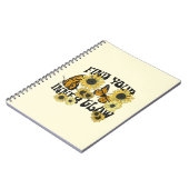 ヴィンテージ |内側の光彩を見つける ノートブック (左側)