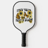 ヴィンテージ |内側の光彩を見つける ピックルボールラケット (裏面)